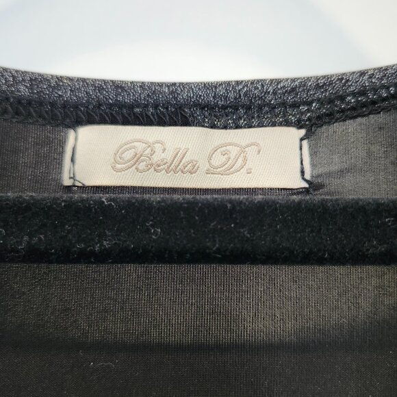 Bella D Shiny Metallic Dress - Elegant and Lightweight - Picture 3 of 6